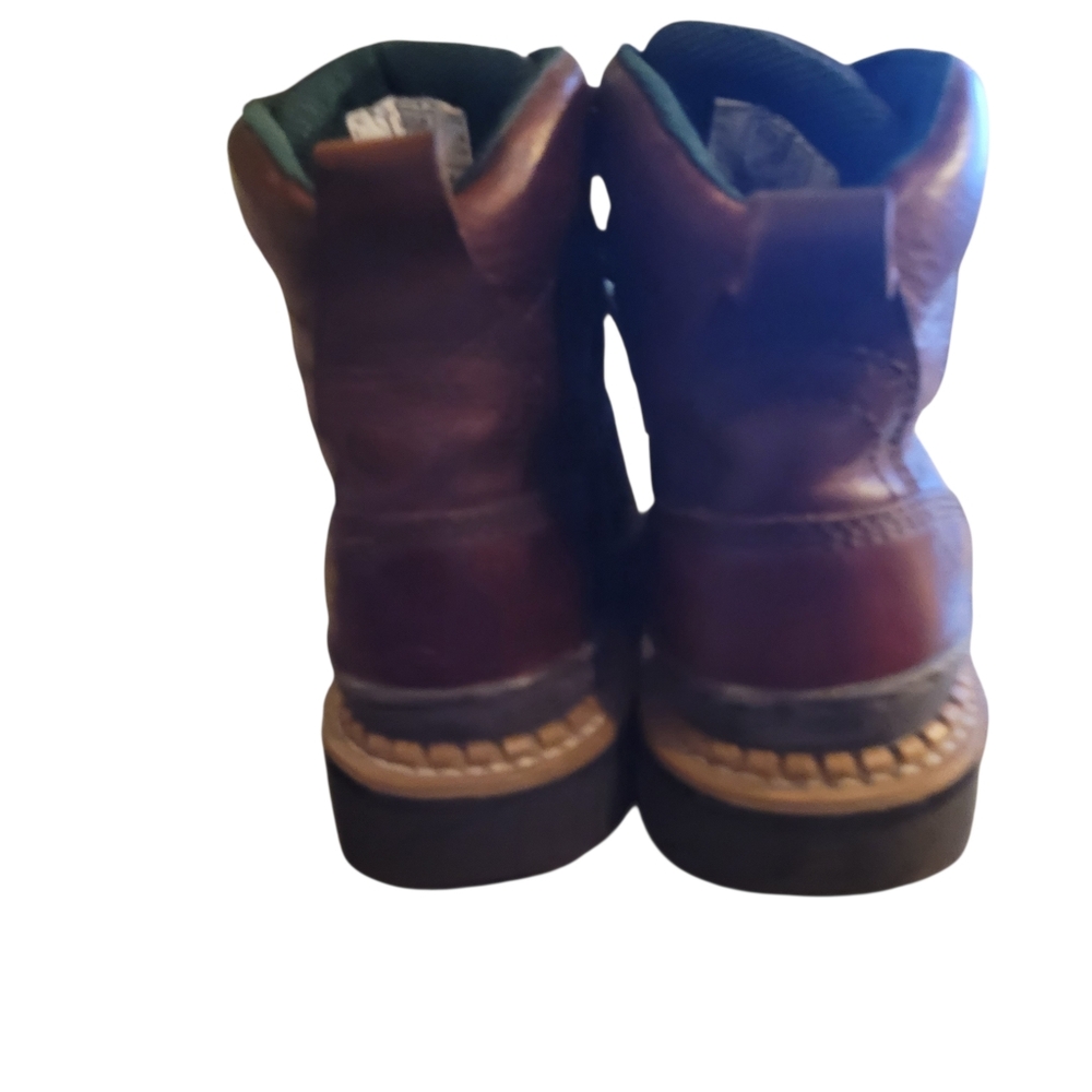 Georgia Giant Womens Leather steel toed work boots  - 6.       D38 - Picture 4 of 12